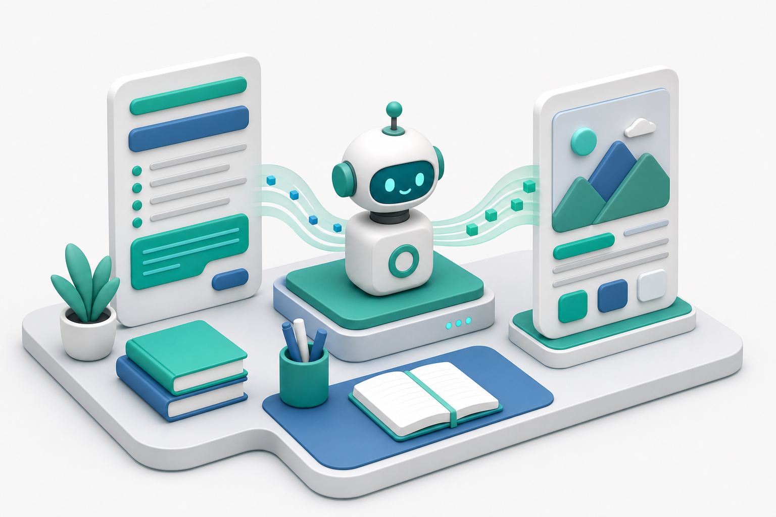 提示工程入門：把話講清楚，AI 才答得好 概念插圖